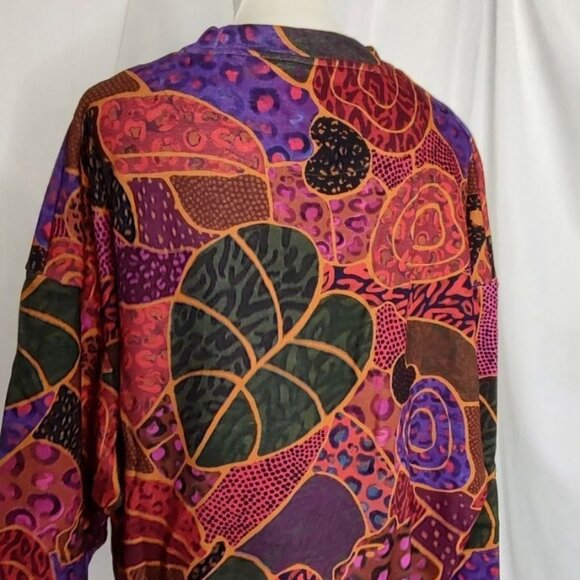 FARM Rio Sweatshirt S Hideen Animals Beaded Balls ASO TV Colorful Pullover - Picture 9 of 15